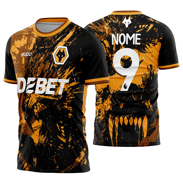 Arte Vetor Camisa Wolverhampton Concept 2025