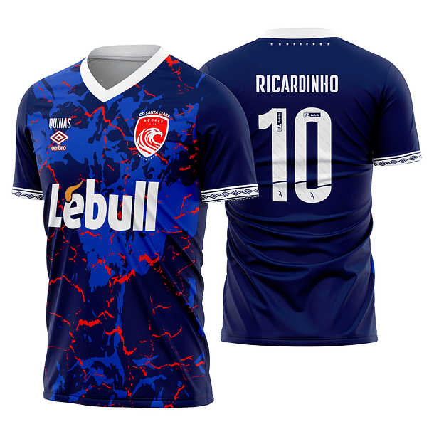 Arte Vetor Camisa Santa Clara Visita 2024-2025