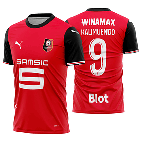 Arte vetor camisa Stade Rennais Local 2025-2026