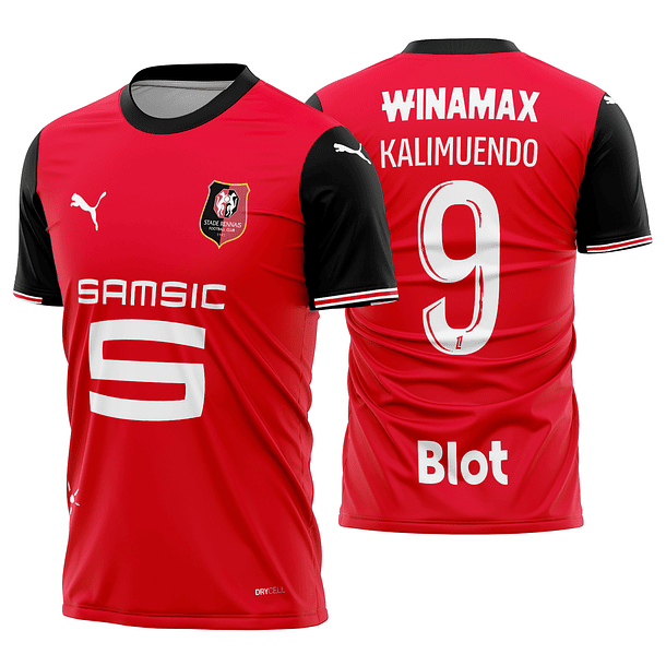 Arte vetor camisa Stade Rennais Local 2025-2026