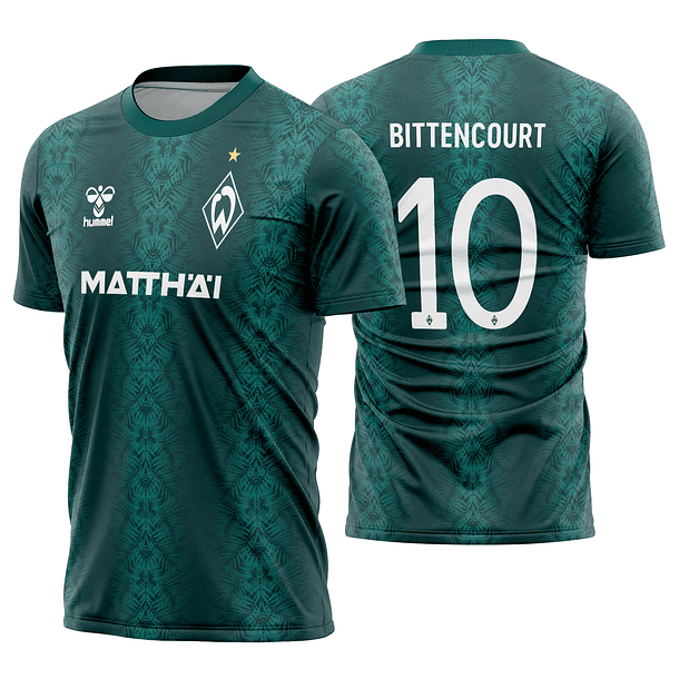 Arte Vetor Camisa Werder Bremen Concept 2025