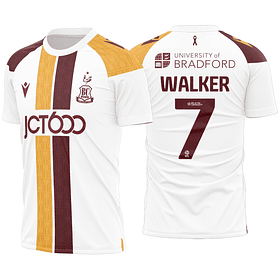 Arte vetor camisa Bradford City Visita 2024-2025