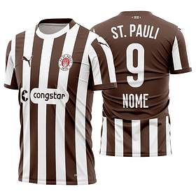 Arte Vetor Camisa St Pauli Local 2025-2026