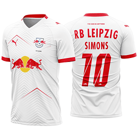 Arte Vetor Camisa RB Leipzig Local 2025-2026