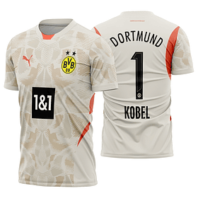 Arte vetor camisa Borussia Dortmound Goleiro 1 2024-25