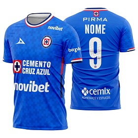 Arte Vetor Camisa Cruz Azul Local 2025-2026