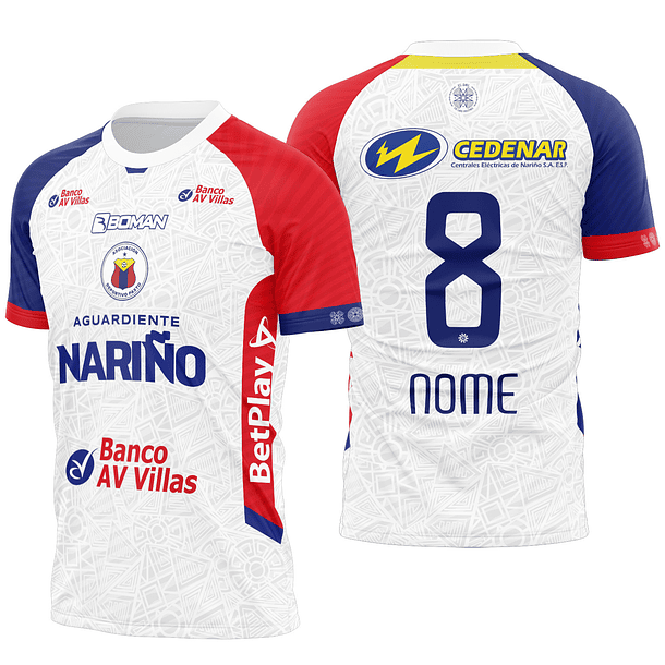 Arte vetor camisa Deportivo Pasto Alternativa 2025