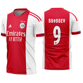 Arte Vetor Camisa Ajax Local 2025-2026