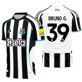 Arte Vetor Camisa Newcastle Local 2025-2026