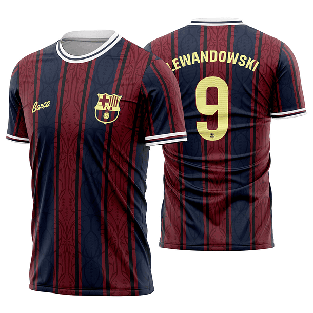 Arte vetor camisa Barcelona Retro Especial 2025