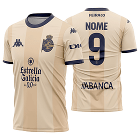 Arte vetor camisa Deportivo Coruña Aniversario 2024-2025