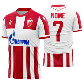 Arte Vetor Camisa FK Crvena Local 2025-2026