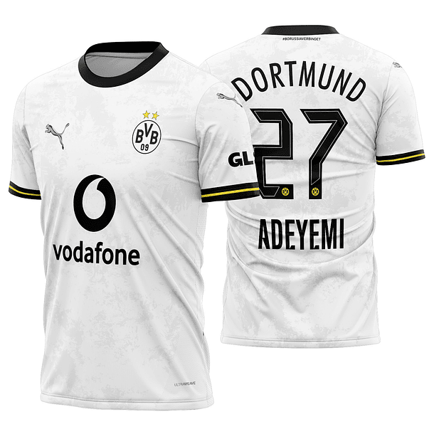 Arte Vetor Camisa Borussia Dortmund Alternativa 2025-2026