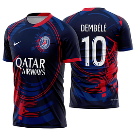 Arte Vetor Camisa PSG Concept geometric 2025