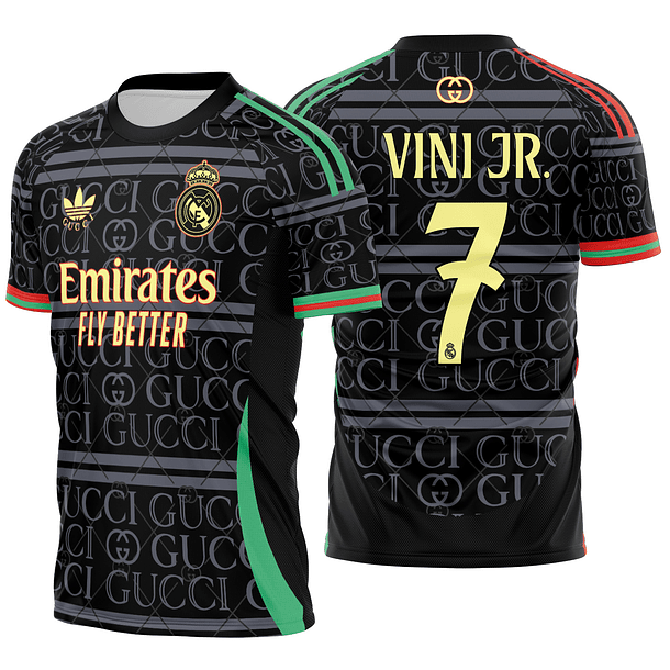 Arte Vetor Camisa Real Madrid Concept Gucci 2025