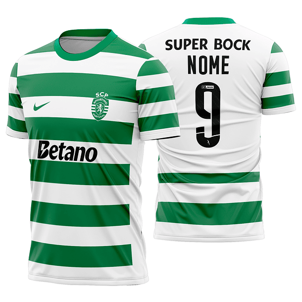 Arte vetor camisa Sporting Lisboa Local 2025-2026
