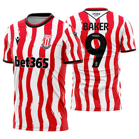 Arte Vetor Camisa Stoke City Local 2025-2026