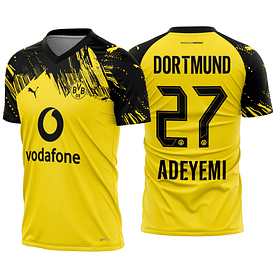 Arte Vetor Camisa Borussia Dortmund Local 2025-2026