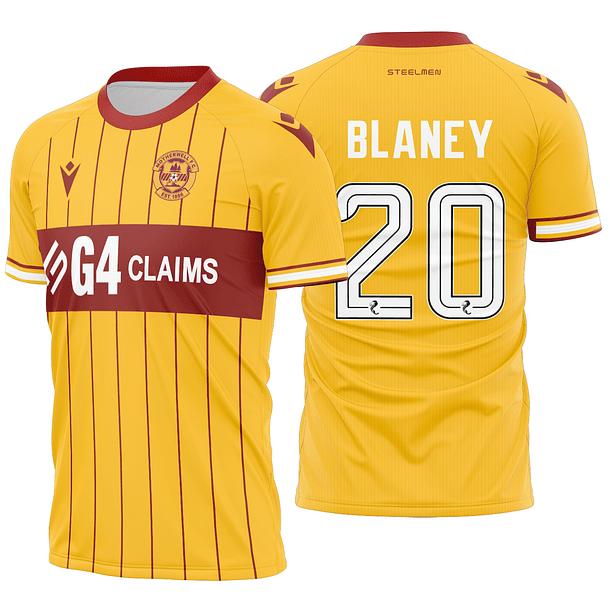 Arte Vetor Camisa Motherwell Local 2025-2026