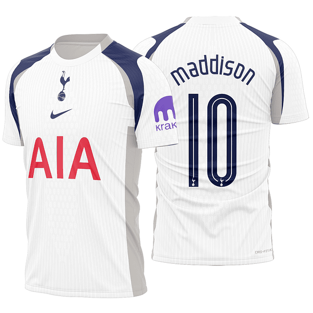 Arte Vetor Camisa Tottenham Local 2025-2026