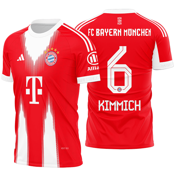 Arte vetor camisa Bayern Munchen Local 2025-2026