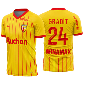 Arte Vetor Camisa RC Lens Local 2025-2026