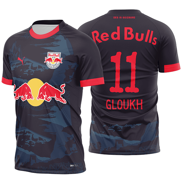 Arte Vetor Camisa Salzburg RB Visita 2025-2026
