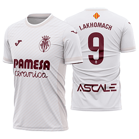 Arte Vetor Camisa Villarreal Visita 2025-2026