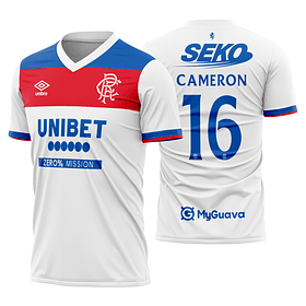 Arte Vetor Camisa Rangers FC Visita 2025-2026