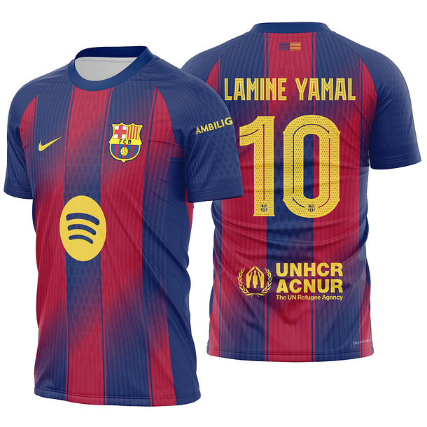 Arte Vetor Camisa Barcelona Local 2025-2026