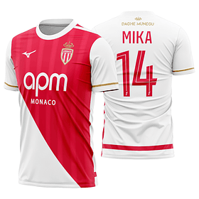 Arte vetor camisa As Monaco Local 2025-2026