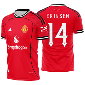 Arte Vetor Camisa Manchester United Local 2025-2026