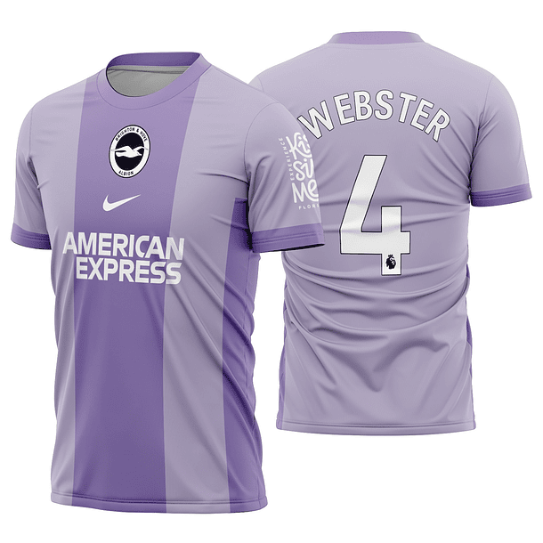 Arte Vetor Camisa Brighton Visita 2025-2026