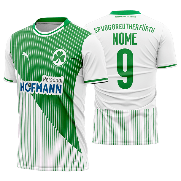 Arte Vetor Camisa Greuther Fürth Local 2025-2026