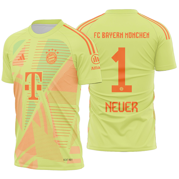 Arte Vetor Camisa Bayern Munchen Goleiro 2024-25