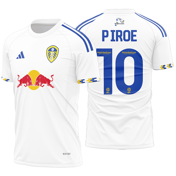Arte Vetor Camisa Leeds United Local 2025-2026