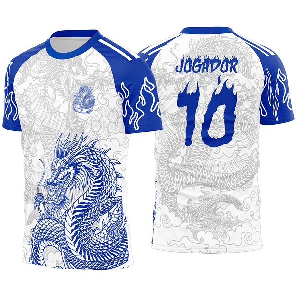 Arte vetor camisa Interclasse Dragão Mod-600