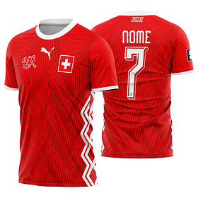 Arte Vetor Camisa Suíça Concept 2026