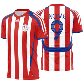 Arte vetor camisa Paraguai Local 2007
