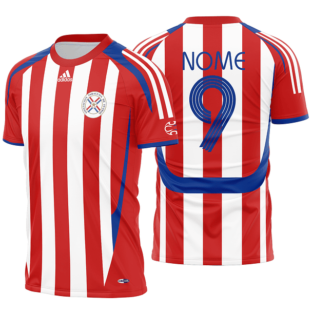 Arte vetor camisa Paraguai Local 2007