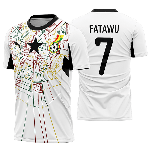 Arte Vetor Camisa Ghana local 2026