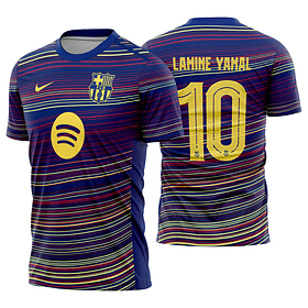 Arte vetor camisa Barcelona Pré-jogo home 2025-2026