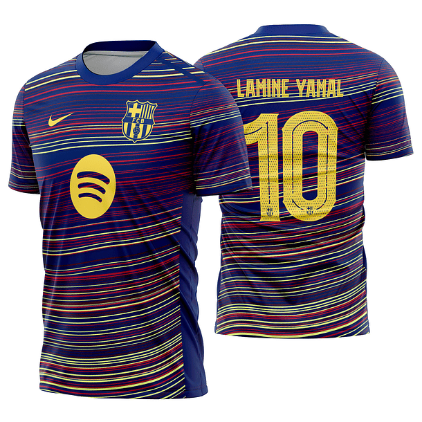 Arte vetor camisa Barcelona Pré-jogo home 2025-2026