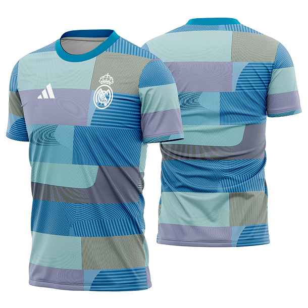 Arte Vetor Camisa Real Madrid Pre-jogo 2025-2026