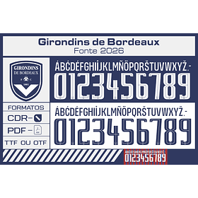 Fonte Girondins de Bordeaux 2025 2026