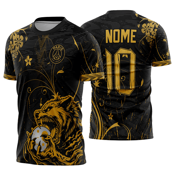 Arte vetor camisa Interclasse lobo Mod-875