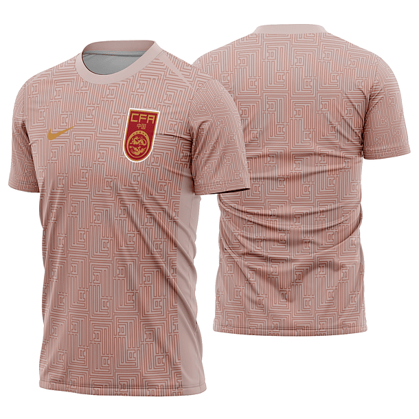 Arte vetor camisa China Pre-jogo 2025