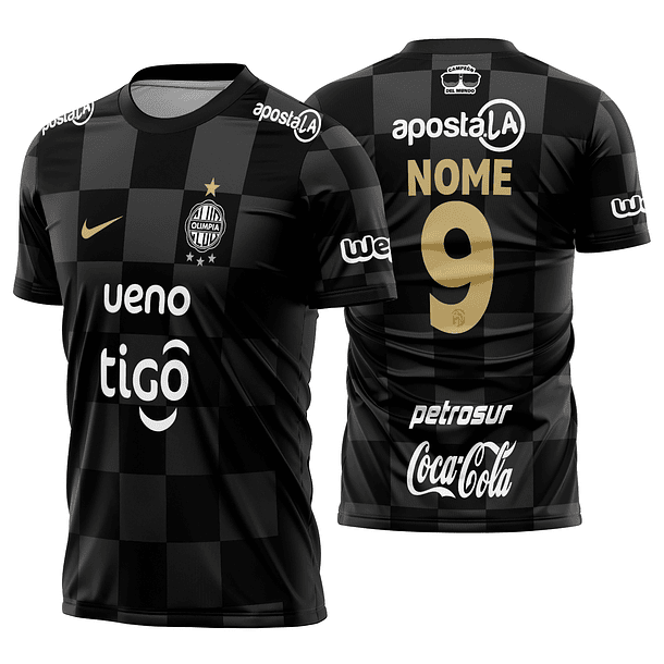 Arte vetor camisa Club Olimpia Visita 2026