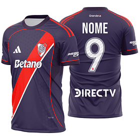 Arte Vetor Camisa River Plate Terceira 2026