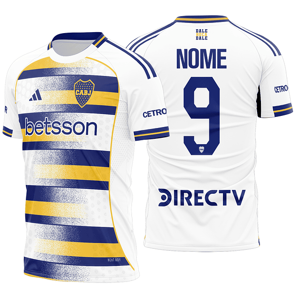 Arte vetor camisa Boca Juniors Terceira 2026